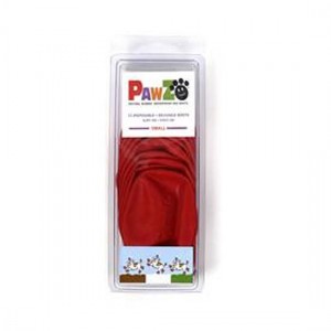 hondenschoen-pawz-6,4cm-rood-S 12st