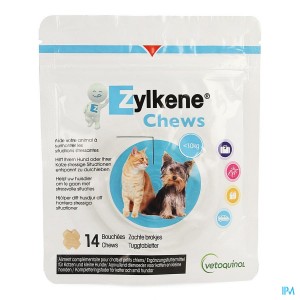 ZYLKENE CHEW kleiner dan 10KG 75MG 14 CHEWS