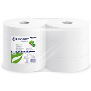 LUCART TOILETPAPIER JUMBO ECO 6*380M 2L