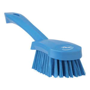 VIKAN HANDBORSTEL HARD BLAUW 25,5CM (2)