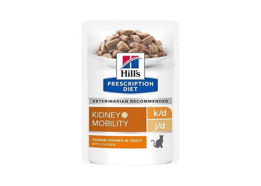 feline kd-mobility-12x85gr-pouch-chicken