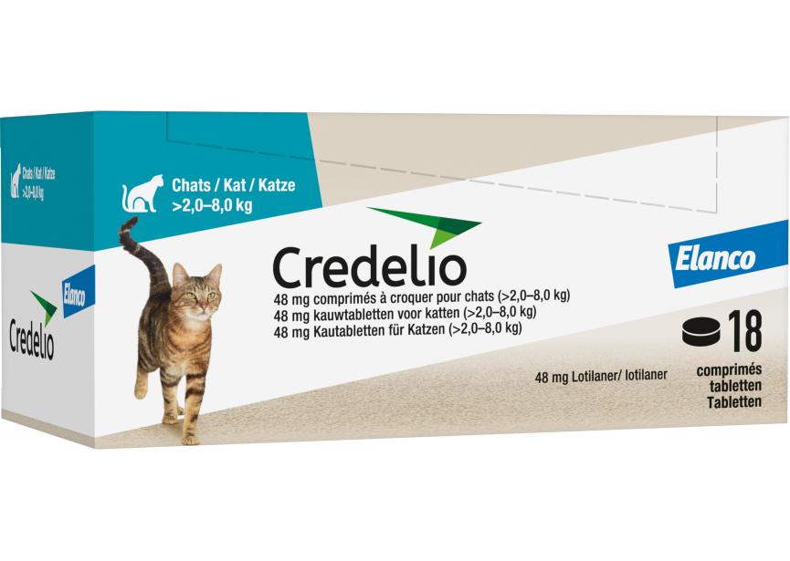 Credelio Cats 48mg BE-FR-NL-LX Carton_Left