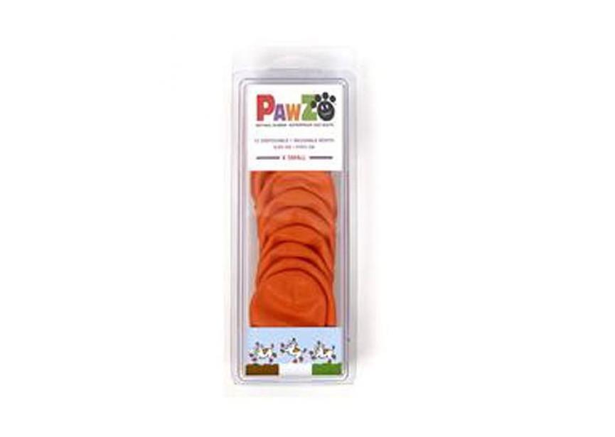 hondenschoen-pawz-5,1cm-oranje-XS 12x