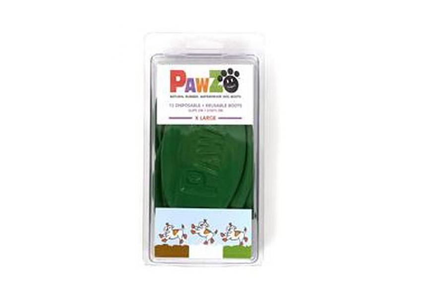 hondenschoen-pawz-12,7cm-donkergroen-XL 12x