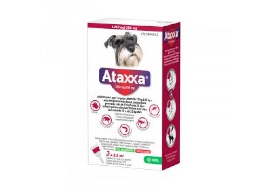 Ataxxa 1250mg 10Kg-25Kg 3 pip