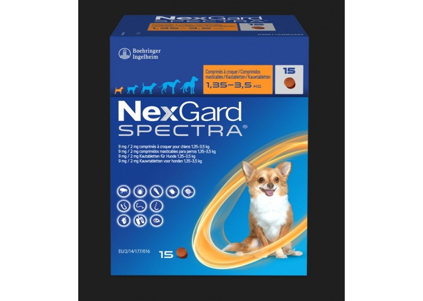 Nexgard spectra 1,35-3,5kg 15Co