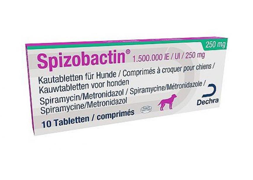 SPIZOBACTIN 15000000UI 250MG 10CO