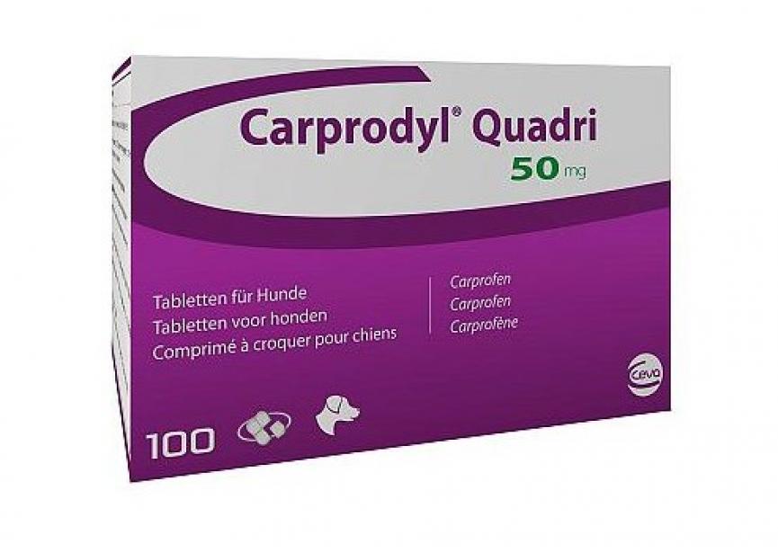 CARPRODYL QUADRI 50MG 100CO