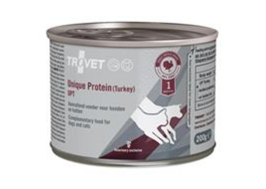 TROVET CANINE FELINE UPT TURKEY TRAY 6X200G