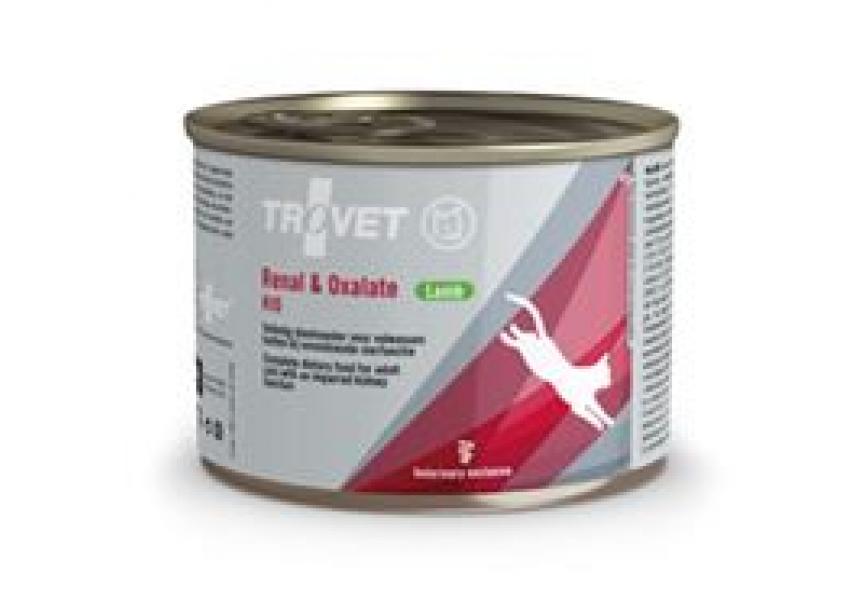 TROVET FELINE RID RENAL & OXALATE LAMB 6X200G