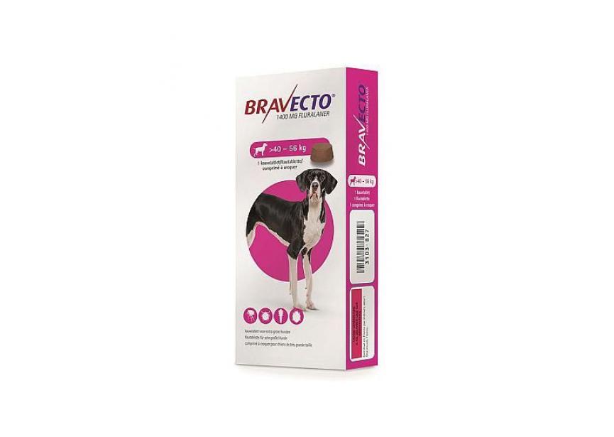 BRAVECTO 1400MG HOND 40-56KG 1CO