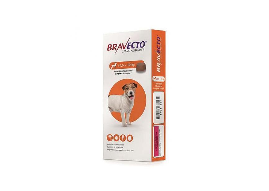 BRAVECTO 250MG HOND 4,5-10KG 1CO