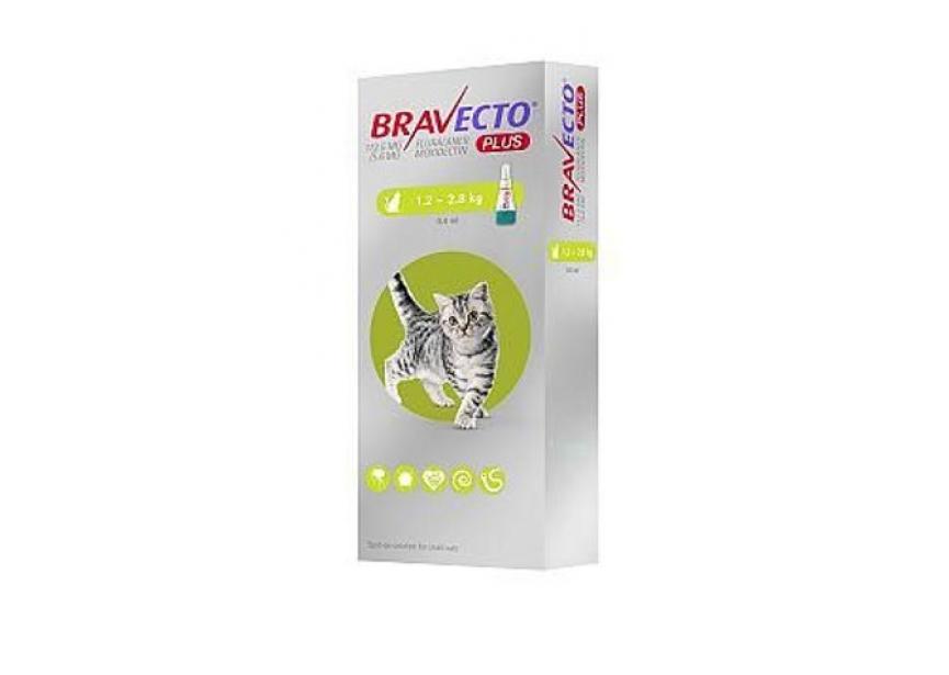 BRAVECTO PLUS 112,5MG SPOT ON KAT 1,2-2,8KG 1PIP