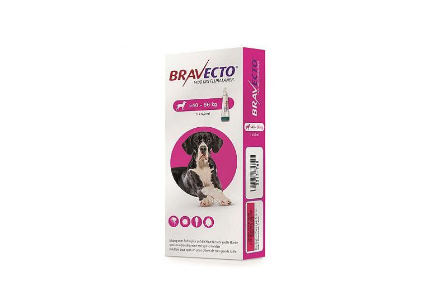 BRAVECTO 1400MG SPOT ON HOND 40-56KG 1 PIP