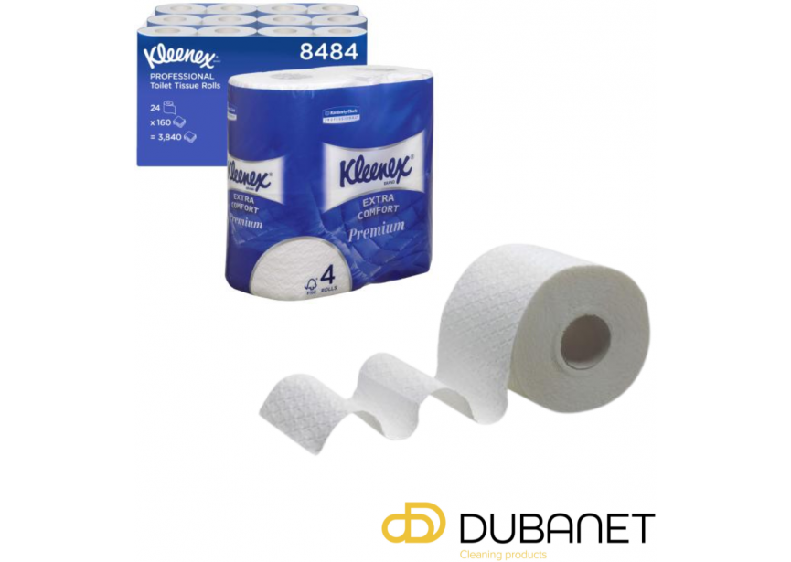 KLEENEX TOILETPAPIER 64ROL 160V 4L C8484