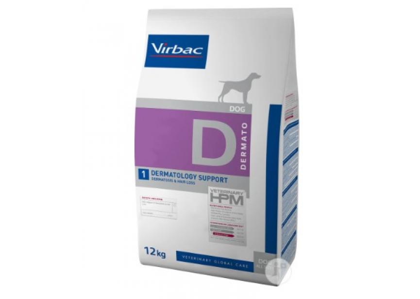 HPM DOG DERMATOLOGY SUPPORT D1 12KG