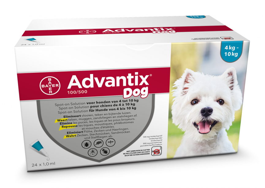 Advantix 100-500 4-10kg 24 pip 2019