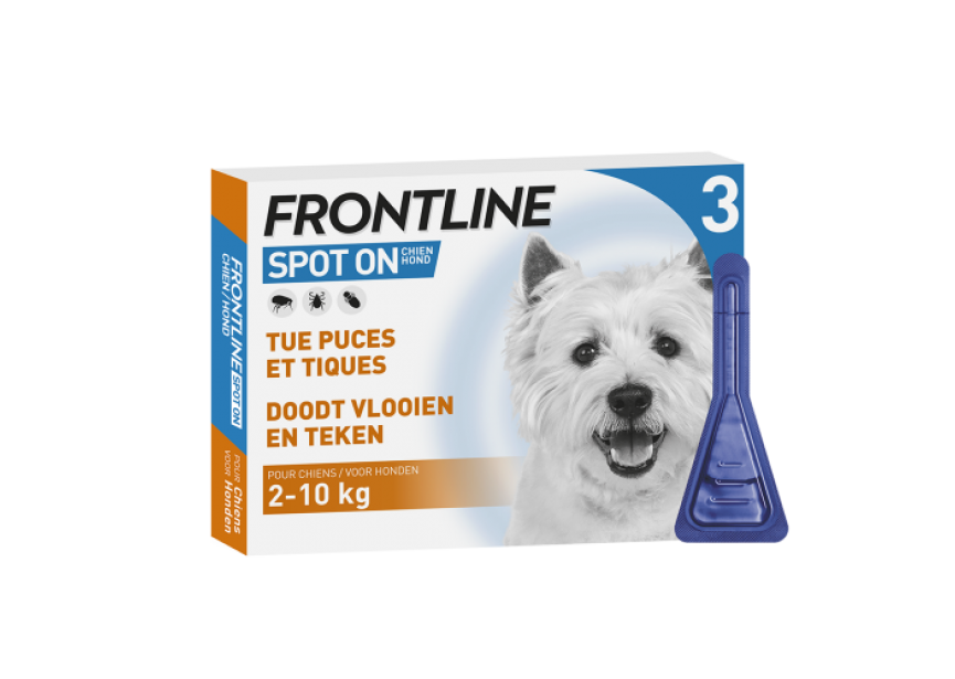 FRONTLINE SPOT ON DOG S 2-10KG 3P