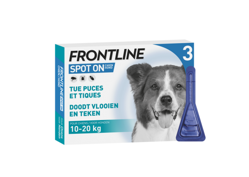 FRONTLINE SPOT ON DOG M 10-20KG 3P