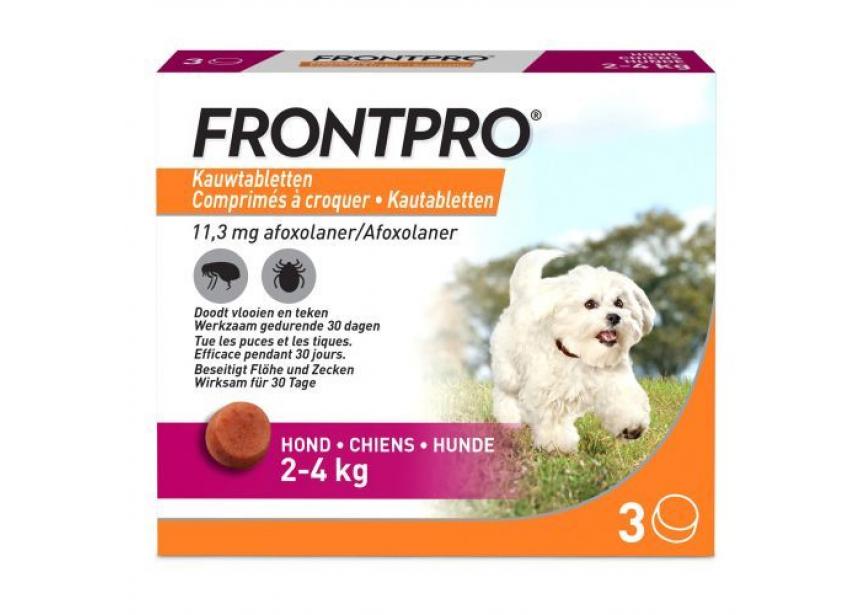 FRONTPRO DOG S 2-4KG CHEW 3CO