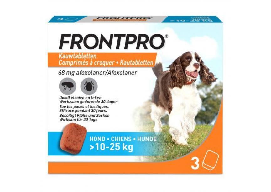 FRONTPRO DOG L 10-25KG CHEW 3CO