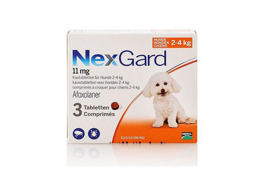 NEXGARD 11MG S 2-4KG 3CO