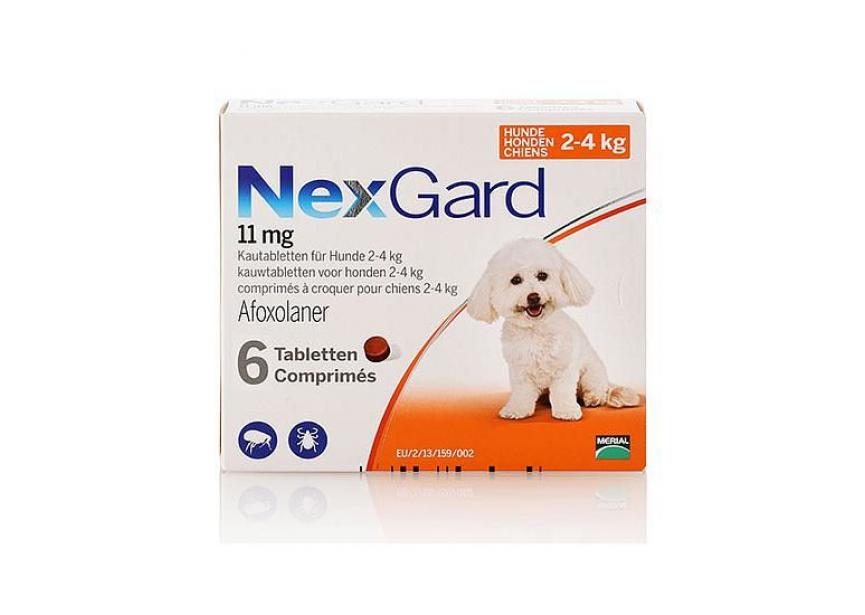 NEXGARD 11MG S 2-4KG 6CO