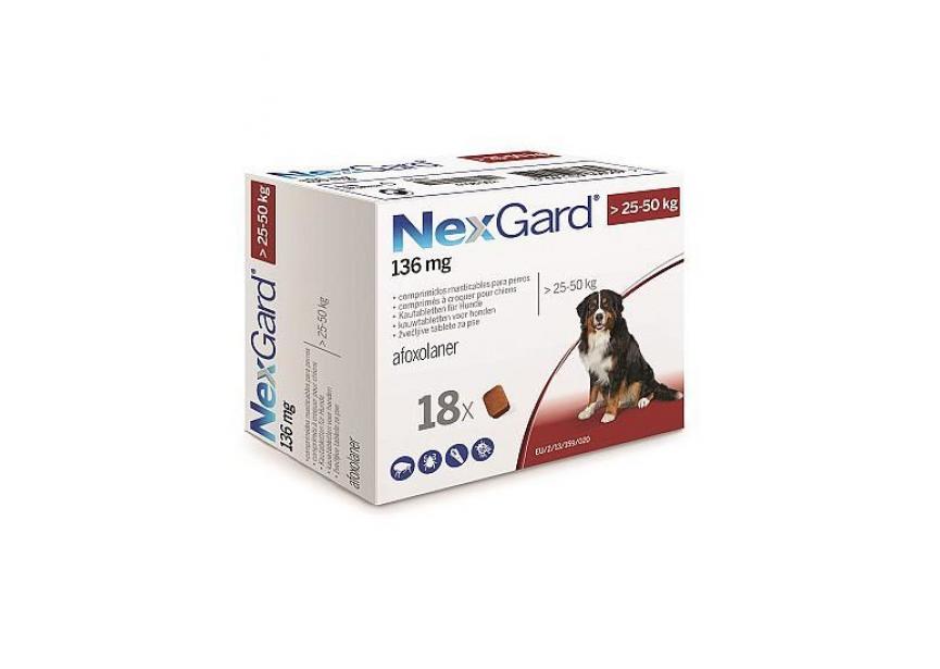 NEXGARD 136MG XL 25-50KG 18CO