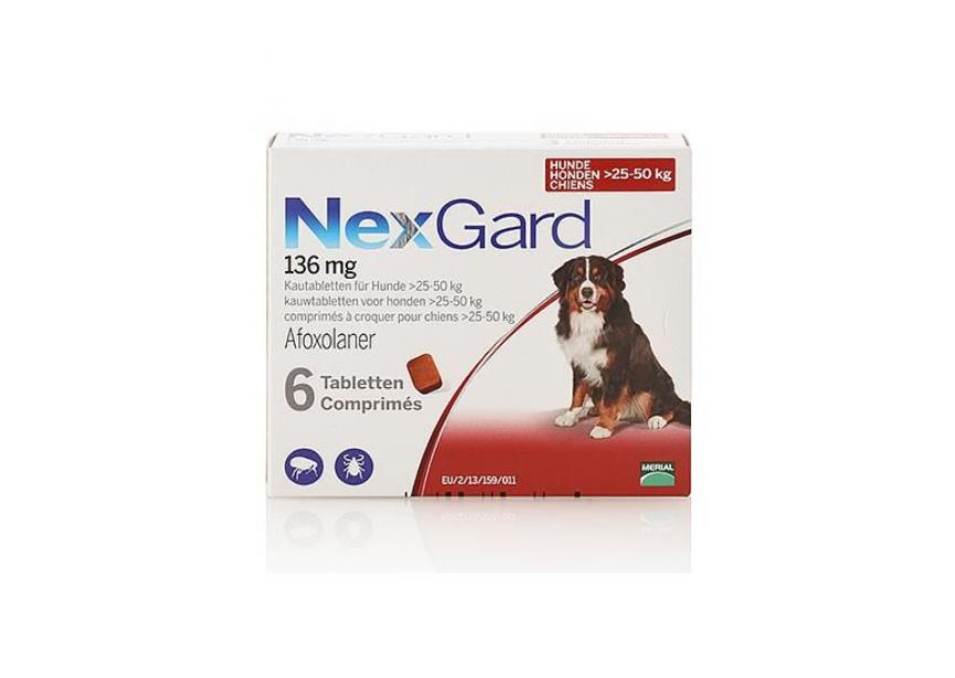 NEXGARD 136MG XL 25-50KG 6CO