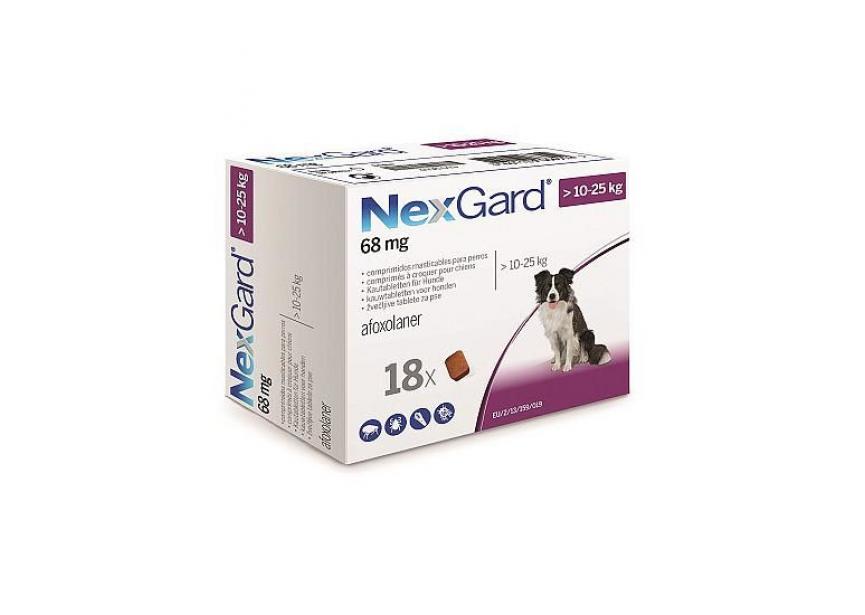 NEXGARD 68MG L 10-25KG 18CO