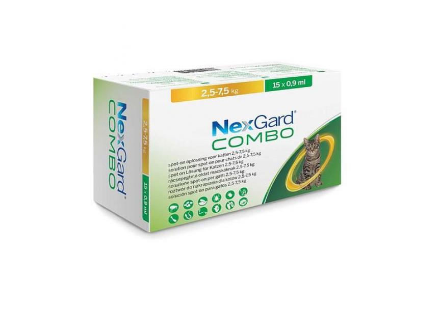 NEXGARD COMBO KAT L 2.5-7.5KG 15PIP