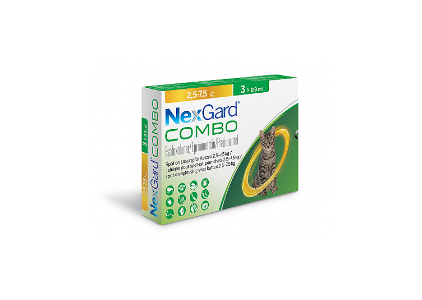 NEXGARD COMBO KAT L 2.5-7.5KG 3PIP