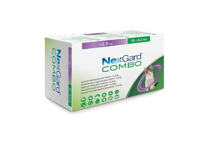 NEXGARD COMBO KAT S -2.5KG 15PIP