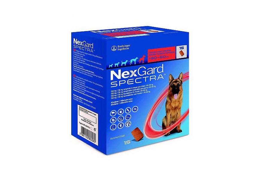 NEXGARD SPECTRA XL 30-60KG 15 CHEWS