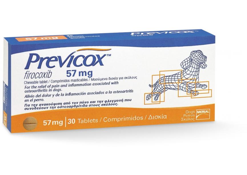 PREVICOX 57MG CHEW 30CO