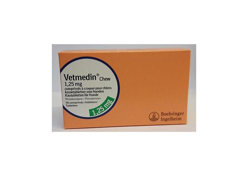 VETMEDIN CHEW 1,25MG 50CO