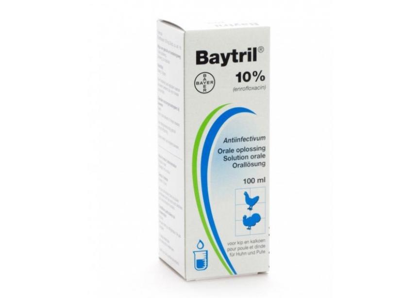 Baytril 10% 100ml oraal