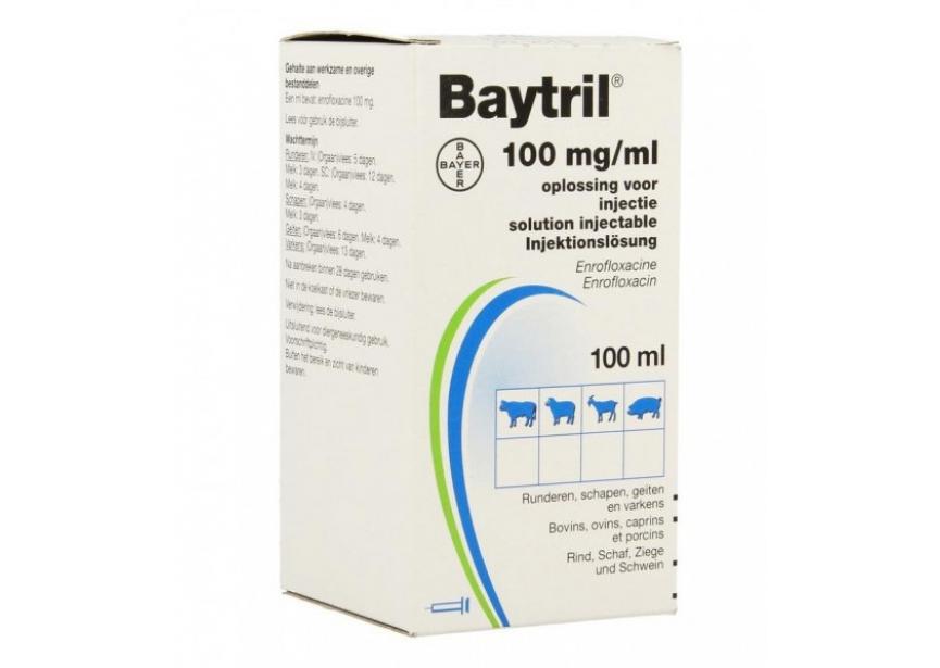 Baytril 10% 100ml inspuitbaar