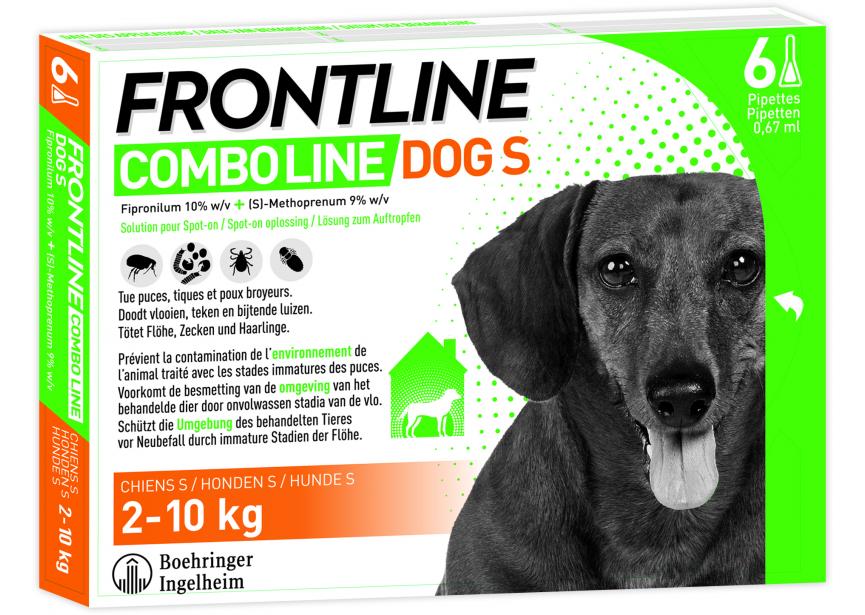 Frontline Comboline 6 pipettes DOG S BE