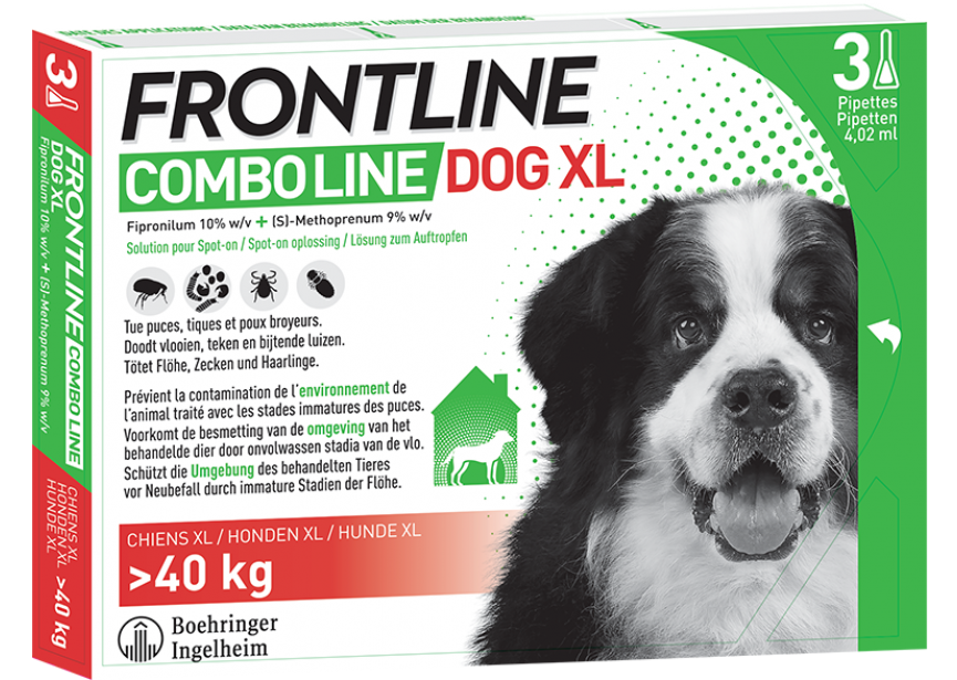 Frontline Comboline 3 pipettes DOG XL BE