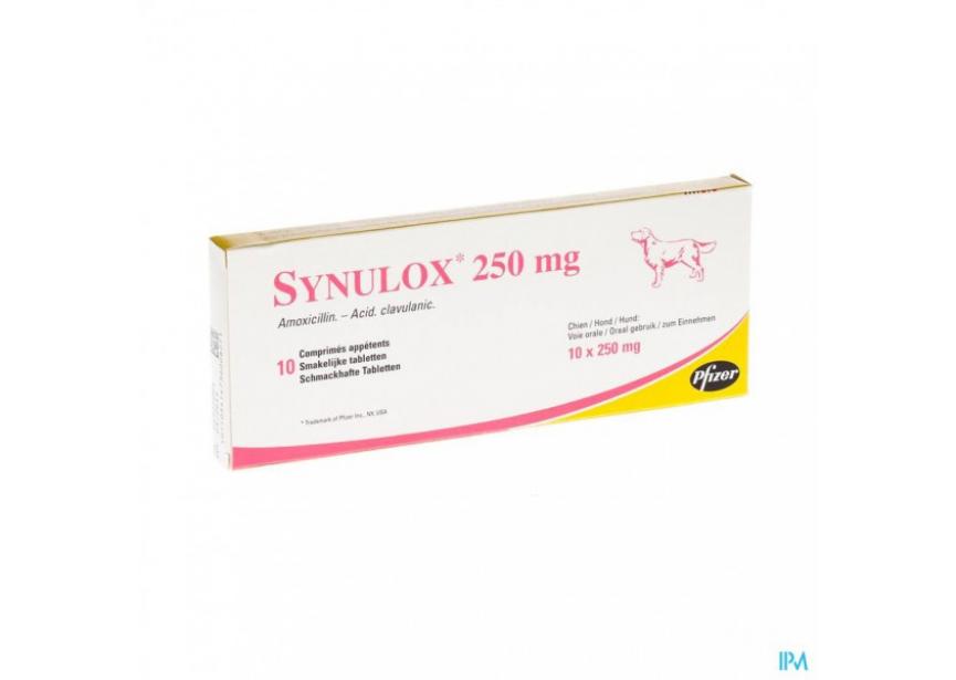 SYNULOX 250 MG 10 COMP