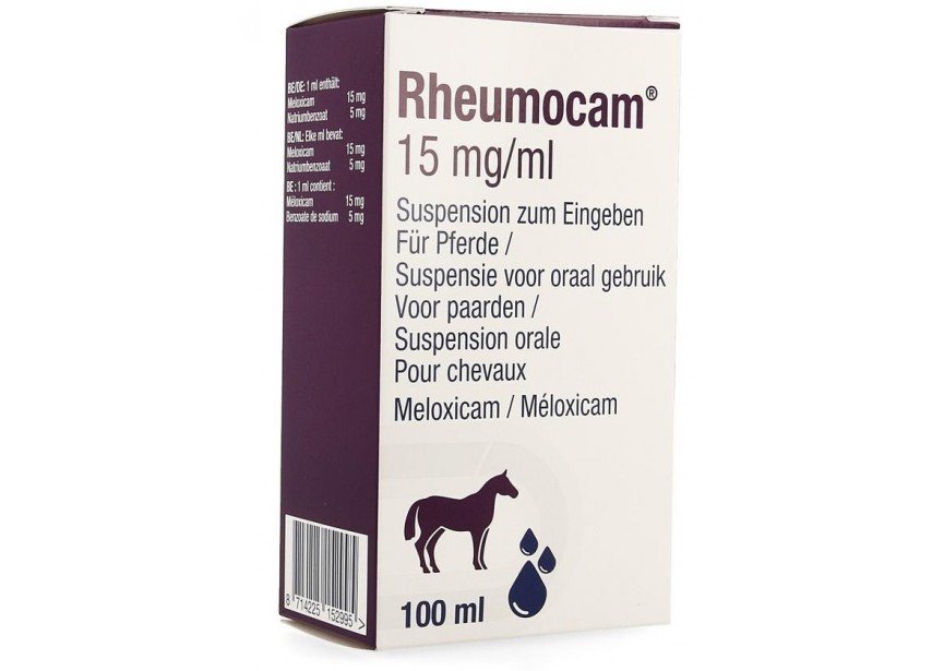 RHEUMOCAM 15 MG ML  100 ML PAARD