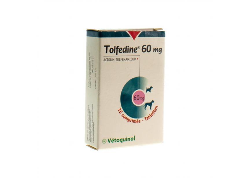 TOLFEDINE 60MG 16 CO