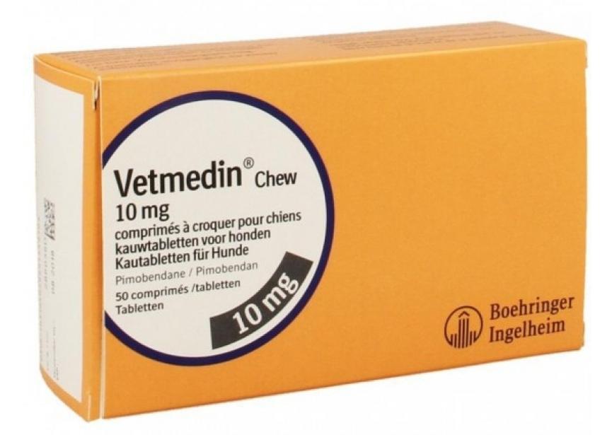 VETMEDIN 10 MG 50 SM. TABL.