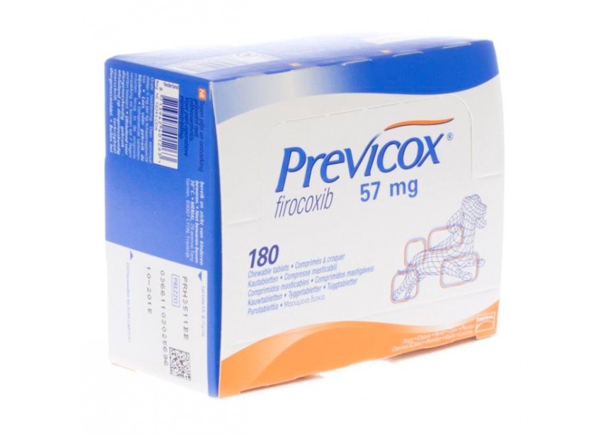 PREVICOX 57 MG 180 CO