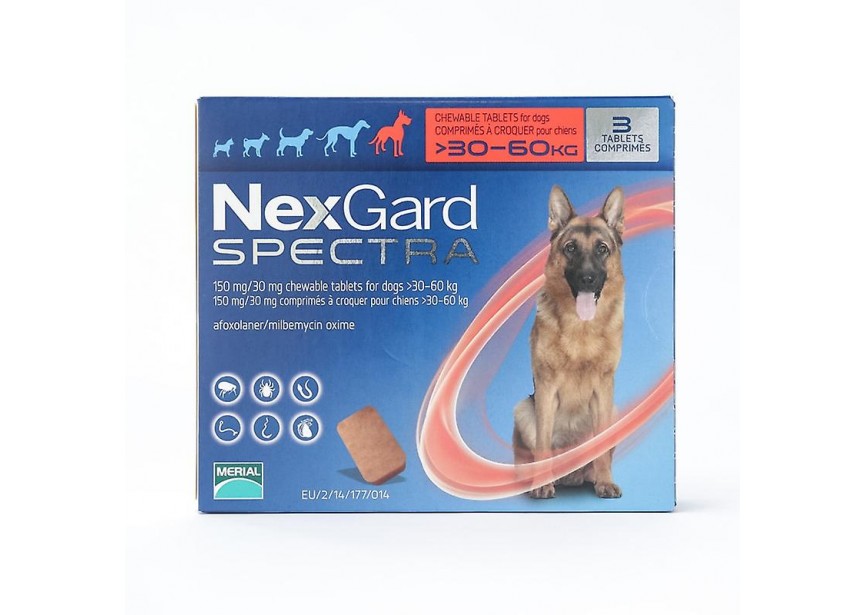 NEXGARD SPECTRA groter dan 30-60KG 3CO