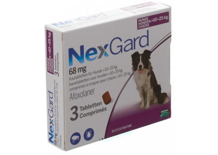 NEXGARD 68MG L 10-25KG 3CO