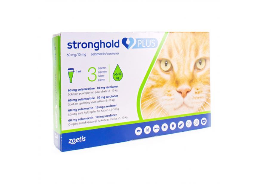 STRONGHOLD PLUS 1ML K 5-10KG 3PIP