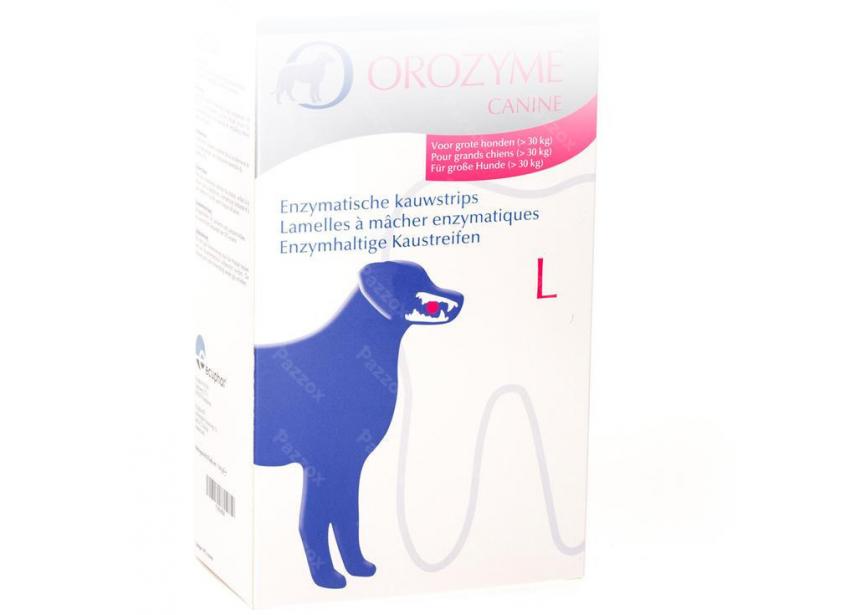 OROZYME KAUWSTR L meer dan 30 KG