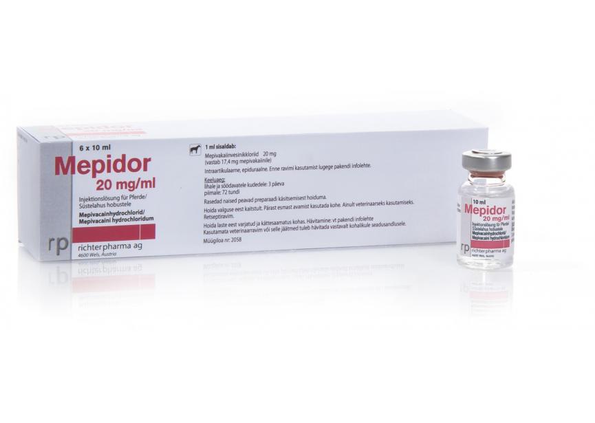 MEPIDOR 20MG ML 6 X 10 ML